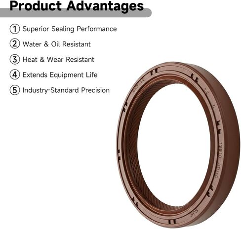 Crankshaft Oil Seal for Infiniti EX35 / EX37 / FX35 / FX37 / FX45 / FX50 / G25 / for Nissan GT-R 2009-2021 / Maxima 1995-2003 / Quest 2011-2015 | Replaces OE# 13510-31U10 in Kuwait
