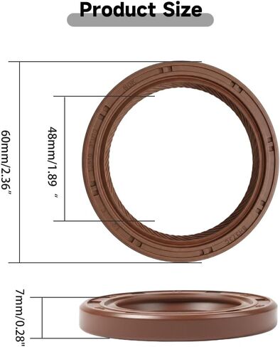 Crankshaft Oil Seal for Infiniti EX35 / EX37 / FX35 / FX37 / FX45 / FX50 / G25 / for Nissan GT-R 2009-2021 / Maxima 1995-2003 / Quest 2011-2015 | Replaces OE# 13510-31U10 in Kuwait