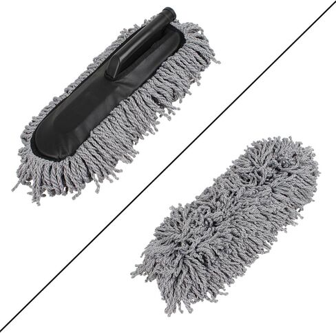 Soft Microfiber Car Duster, Cleaning Exterior Scratch Free Duster, Multi-Purpose Dust Remover with Extendable Handle for Car in Saudi Arabia