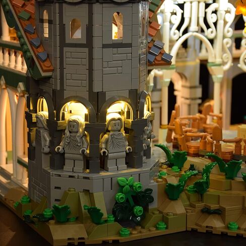 LightGo LED Lighting Kit Designed for The Lord of The Rings Rivendell Compatible with Lego 10316 Building Set - Not Include Model (Remote Version) in Saudi Arabia