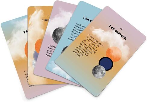 I AM & CO I AM Everything Affirmation Cards Deck - 30 Card Deck - Daily Affirmation Cards for Self Love, Positive Mindset, Motivation & Manifestation - Mindfulness and Self Care Inspirational Cards in Kuwait