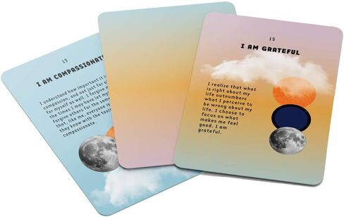 I AM & CO I AM Everything Affirmation Cards Deck - 30 Card Deck - Daily Affirmation Cards for Self Love, Positive Mindset, Motivation & Manifestation - Mindfulness and Self Care Inspirational Cards in Kuwait