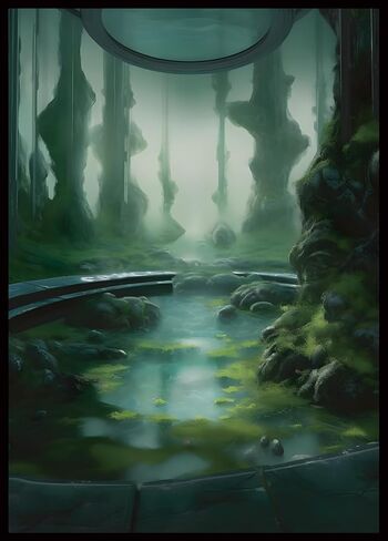 MTG Card Sleeves - Temple Garden - Fantasy Shock Lands - Ultra Clear Front & Matte Finish Back, 100 Count Standard Size Matte Art Sleeve for Magic the Gathering in Saudi Arabia