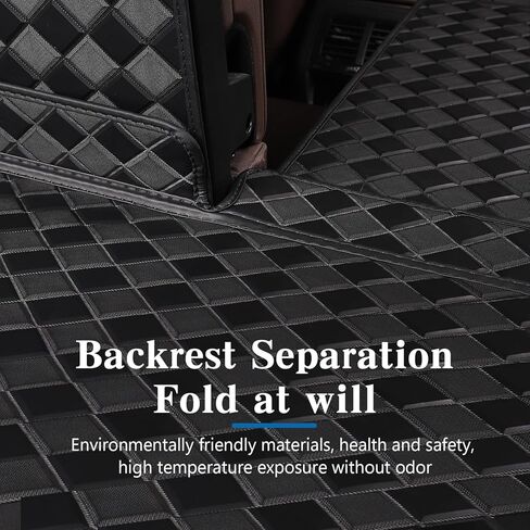 Cargo Mat & Backrest Mats for 2021-2024 Jeep Wrangler JL 4XE 4 Door Accessories, All Weather Waterproof Rear Cargo Liner Rear Trunk Liner Back Seat Cover Protector in Kuwait