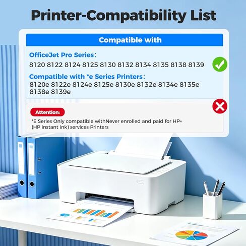 923e 923XL Ink Cartridges Combo Pack for HP Printers 8130e 8125e 8120e 8138e Replacement for HP 923 Ink Cartridges for OfficeJet Pro 8130e 8120 8122 8125 8130 Printers(4-Pack, BK/C/M/Y) in Saudi Arabia