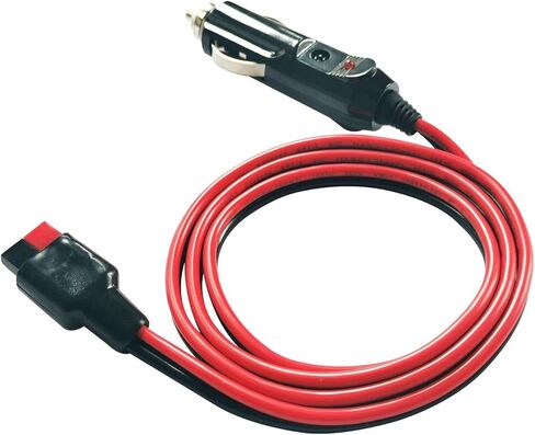 45A Connector to 12V Cigarette Lighter Cable,12AWG Car Cigarette Lighter Plug Extension Cable with Internal 15 Amp Fuse,Compatible with Anderson Power pole For Device Transfer/Connection-1m/3ft in Saudi Arabia