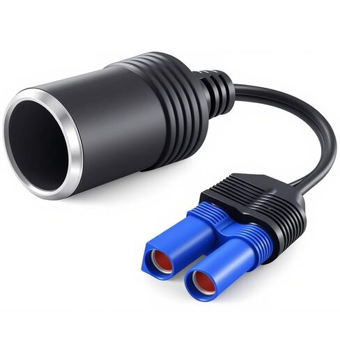 EC5 to Cigarette Lighter Socket Adapter Extension Cable 2 Pack 12V Car Cigarette Lighter Female Converter Cord for Portable Jump Starters with Low Voltage Cutoff to Protect Your Battery-18CM in Kuwait