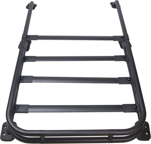 حامل سقف علوي من الألومنيوم من Kojem متوافق مع 2007-2014 Toyota FJ Cruiser Rail Crossbar Top Cargo Luggage Carrier أسود مطلي بمسحوق 165 رطل in Kuwait