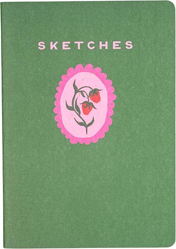 ban.do Rough Draft Notebook Journal Set of 3, Soft Cover Stitch Notebooks with 32 Lined Pages Each, Love Notes in Kuwait