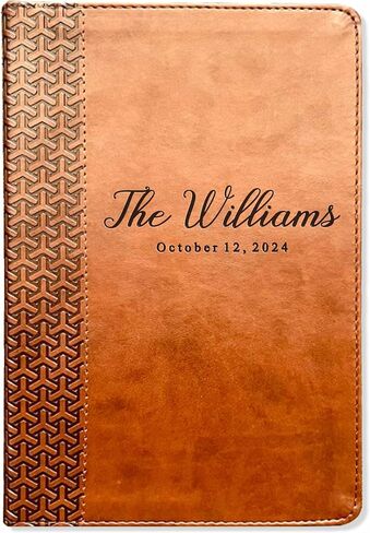 Personalized KJV Family Bible, Custom Engraved KJV Family Study Bible, Wedding Gifts, Christian Gifts, Family Bible for Wedding in Saudi Arabia