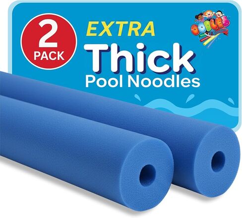Oodles of Noodles Foam Pool Swim Noodles 2 Pack, Hollow Core Swimming Foam Tube for Pool Floats, Buoyant for Beach, Water Play, Crafts, DIY Projects & Pipe Insulation in Saudi Arabia