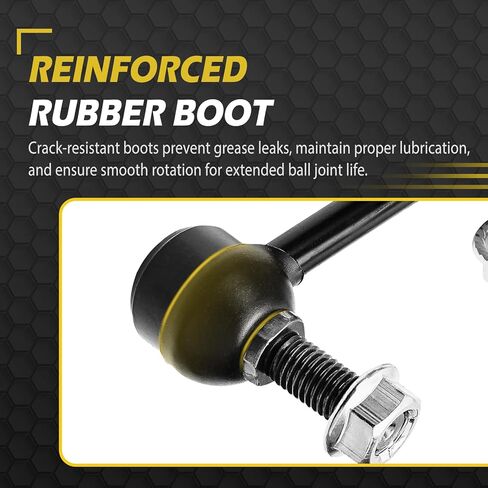 Sway Bar Link Front, for 2001 2002 2003 2004 2005 Acura EL Honda Civic, 2002 2003 2004 2005 2006 Acura RSX Honda CR-V, for Element Front Sway Bar Links, Stabilizer End Links Kit Replacement in Kuwait