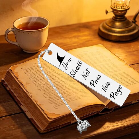 LQRI Movie Inspired Merch You Shall Not Pass This Page Bookmark Bookish Gift for Fans Bookworm Bookmark Gift in Saudi Arabia