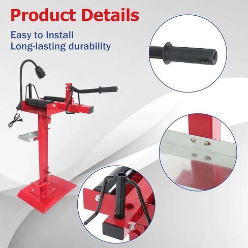 Manual Tire Expander Portable Tire Changer Stand Adjustable Red with Working Light for Light Truck and Car in Kuwait