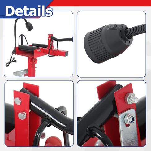 Manual Tire Expander Portable Tire Changer Stand Adjustable Red with Working Light for Light Truck and Car in Kuwait