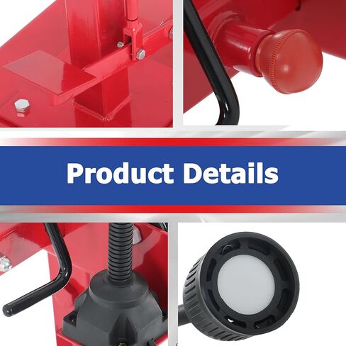 Manual Tire Expander Portable Tire Changer Stand Adjustable Red with Working Light for Light Truck and Car in Kuwait