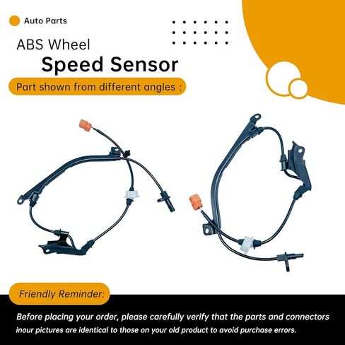 2Pcs Front Left and Right ABS Wheel Speed Sensor Compatible with Acura TL 2004-2008 (3.5L V6) – Replaces 57455-SEP-A01, 57450-SEP-A01, ALS997,57455SEPA01,57450SEPA01 in Saudi Arabia