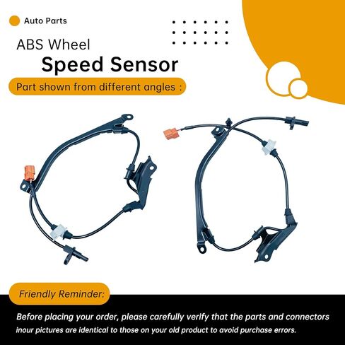 2Pcs Front Left and Right ABS Wheel Speed Sensor Compatible with Acura TL 2004-2008 (3.5L V6) – Replaces 57455-SEP-A01, 57450-SEP-A01, ALS997,57455SEPA01,57450SEPA01 in Saudi Arabia