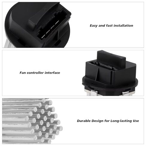Blower Motor Fan Resistor, for Benz, for CClass, for EClass 2048707710 Car Heater Blower Motor Resistor Regulator Auto Parts A2048707710 in Kuwait