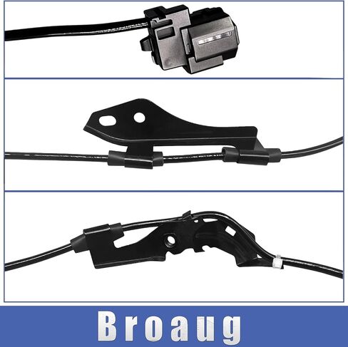 2 Pcs ABS Wheel Speed Sensors Rear Left & Right Compatible with Toyota Prius Series (2009-2017) - Replaces OE Numbers 89516-47100 & 89516-47070 in Kuwait