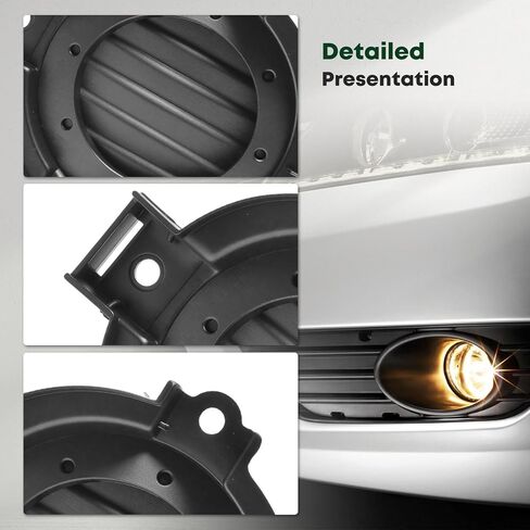 YHTAUTO غطاء خفيف للضباب يناسب قاعدة تويوتا RAV4 2006-2008 المصد الأمامي للضباب الخفيف الحافة جانب الركاب الأيمن in Kuwait