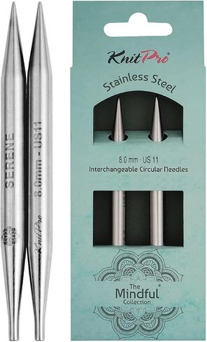 KnitPro The Mindful Collection Interchangeable Circular Needles 5" (13cm) | US Size 10 (6mm) in Kuwait