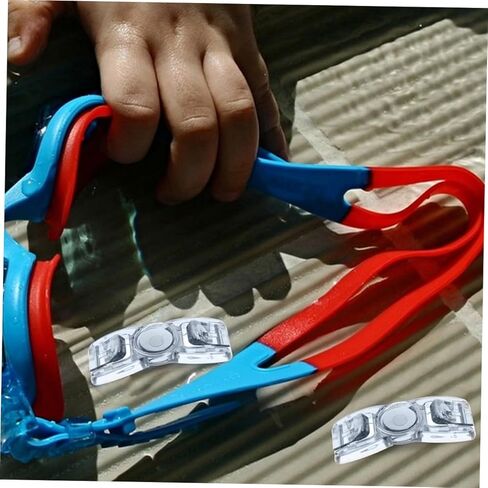 Outanaya Swim Goggles Buckles 4pcs Set Replacement Clips Snaps Fasteners Lightweight for Daily Use Competitions in Kuwait