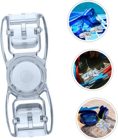 Outanaya Swim Goggles Buckles 4pcs Set Replacement Clips Snaps Fasteners Lightweight for Daily Use Competitions in Kuwait