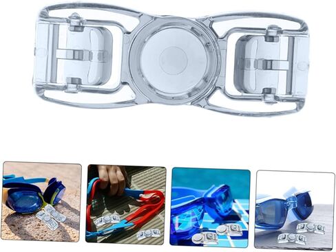 Outanaya Swim Goggles Buckles 4pcs Set Replacement Clips Snaps Fasteners Lightweight for Daily Use Competitions in Kuwait