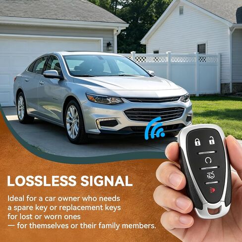 2PCS Smart Key Fob Replacement for Chevy Malibu 2016 2017 2018 2019 2020 2021 Camaro Cruze 2016-2019 Fit for Chevrolet Car Owner Replace or Spare Key 5-Button HYQ4EA 13529662 13590048 in Saudi Arabia
