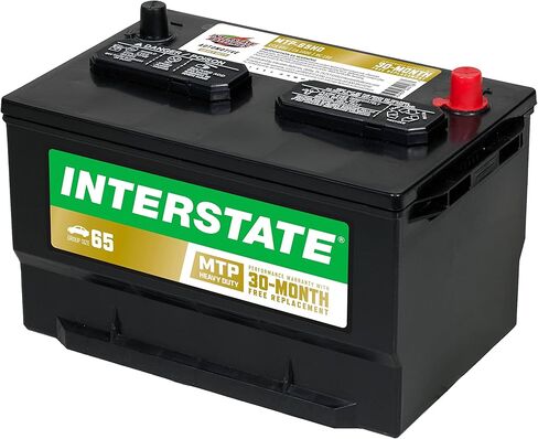 Interstate Batteries Group 65 Car Battery Replacement (MTP-65HD) 12V, 850 CCA, 30 Month Warranty, Replacement Automotive Battery for Cars, Trucks, SUVs, Cargo Vans in Kuwait