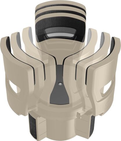 GORILLA GRIP Patent Pending Adjustable Car Cup Holder Expander, Keeps Water Bottle Secure, Expands to Fit 18 to 48 oz Large Bottles, Yeti, Owala, Stanley with Handle, Coffee Mug Insert for Cars, Black in Kuwait