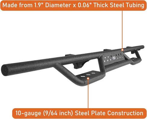 Hooke Road Gladiator 6.9" Drop Down Side Step Bars Running Boards for Jeep Gladiator JT 2020-2026 in Kuwait