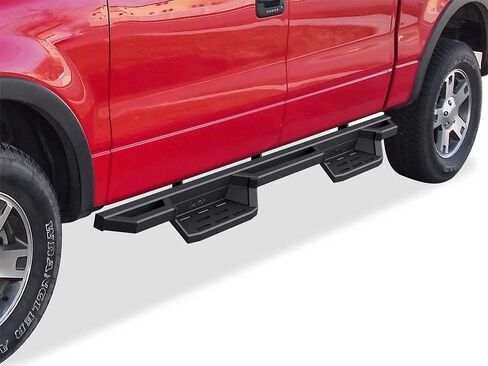 APS Stainless Steel Pocket Steps Running Boards Side Bars Compatible with Ford F150 2004-2008 SuperCrew Cab in Kuwait