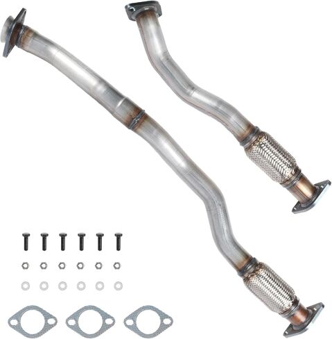 DB5Z-5G203-B Stainless Steel Exhaust Pipe compatible with 2013-2019 Ford Explorer Sport 3.5L, Exhaust Flex Pipe fit for 2013-2019 Ford Explorer 3.5L in Saudi Arabia