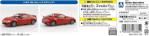 Aoshima Toyota 86 (Orange Metallic) 1:32 Scale Model Kit in Kuwait