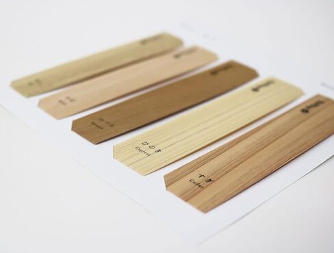OrcVillage Premium Wooden Bookmarks Set of 5 – Handcrafted from Native Japanese Wood, Slim Page Markers with Unique Natural Aroma for a Calming Reading Experience in Kuwait