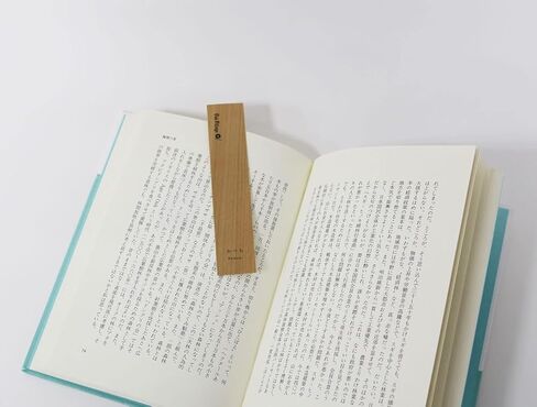OrcVillage Premium Wooden Bookmarks Set of 5 – Handcrafted from Native Japanese Wood, Slim Page Markers with Unique Natural Aroma for a Calming Reading Experience in Kuwait