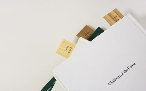 OrcVillage Premium Wooden Bookmarks Set of 5 – Handcrafted from Native Japanese Wood, Slim Page Markers with Unique Natural Aroma for a Calming Reading Experience in Kuwait