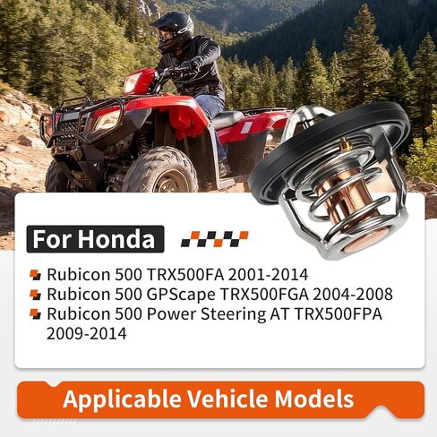 Thermostat w/O-Ring For Honda Rubicon 500 TRX500FA/FGA/FPA 2001-2014 19300-HN2-003 in Kuwait