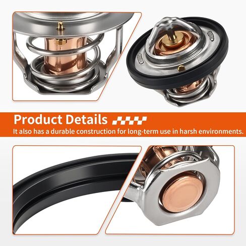 Thermostat w/O-Ring For Honda Rubicon 500 TRX500FA/FGA/FPA 2001-2014 19300-HN2-003 in Kuwait