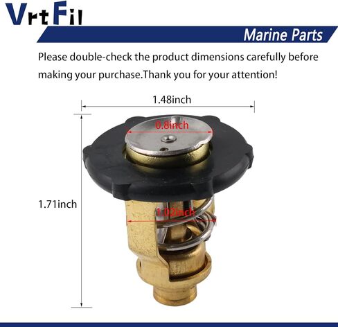 6AW-12411-00-00 Thermostat Compatible with Yamaha F300 F350 (V8) Outboard 4HP-450HP in Saudi Arabia