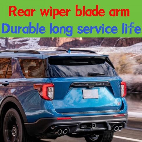 ذراع شفرة الممسحة الخلفية لسيارة Ford Explorer 2023 2024 2025 Base، ST، XLT، ST-Line، Platinum، King Ranch، Timberline، Limited Hybrid، Platinum Hybrid، ذراع شفرة ممسحة الزجاج الأمامي الخلفي النشط in Kuwait