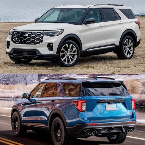 ذراع شفرة الممسحة الخلفية لسيارة Ford Explorer 2023 2024 2025 Base، ST، XLT، ST-Line، Platinum، King Ranch، Timberline، Limited Hybrid، Platinum Hybrid، ذراع شفرة ممسحة الزجاج الأمامي الخلفي النشط in Kuwait