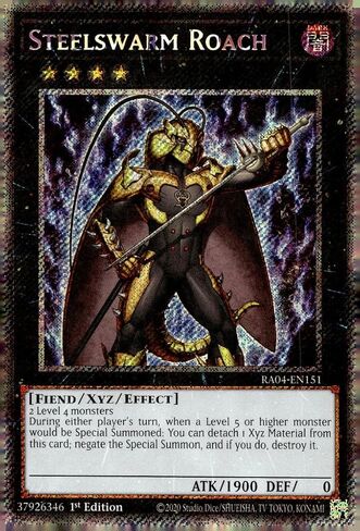 Steelswarm Roach (Platinum Secret Rare) - RA04-EN151 - Platinum Secret Rare - 1st Edition in Kuwait