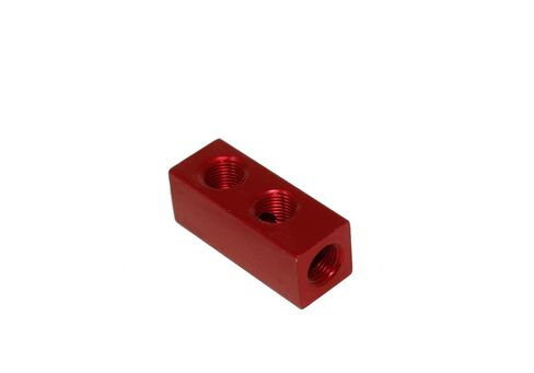1/8" NPT Red Distribution Block with No Fittings, CFN-713R in Saudi Arabia