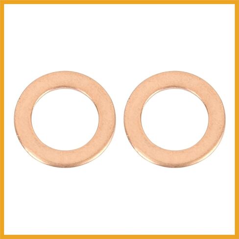 2 Sets 10mm Diameter Banjo Hose Barb Bolt Fittings Banjo Bolt Washer Bronze Tone Metal for Motorcycle Car Replacement in Kuwait
