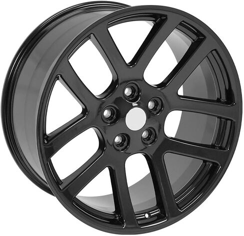 OE Wheels DG51 22 Inch Rim Fits Ram SRT Style 5x139.7 22x10 Gloss Black - Hollander 2223 (1) in Kuwait