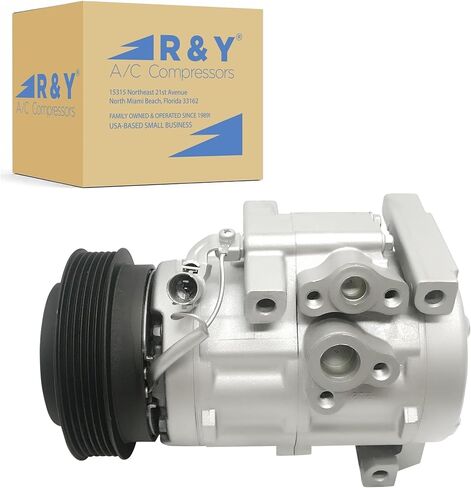 RYC AC Compressor FG120 - Fits Kia Sedona 2006-2009, Sorento 2007-2009, Entourage 2007-2009 (Fits Kia Sedona 2006-2009, Sorento 2007-2009, Entourage 2007-2009) in Kuwait