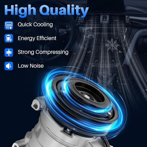 CO29137C AC Compressor Fit for Honda for Accord L4 2.4L 2013-2017 Replace 198303 5513126 6513126 197303 388105A2A01 2014 2015 2016 in Kuwait